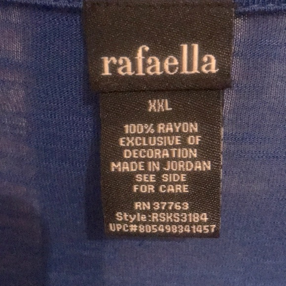 Royal Blue top by Rafaella XXL - Picture 3 of 4